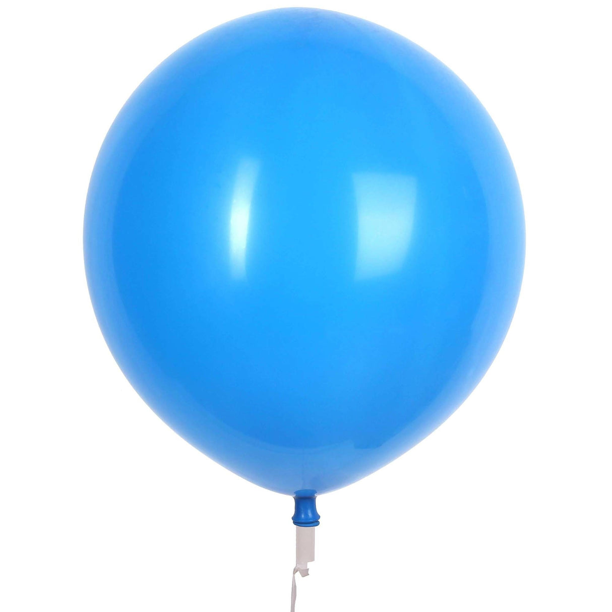 17" Valve and Ribbon Standard Blue Balloons (50ct)