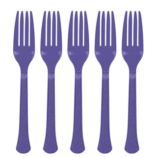 New Purple Heavy Weight Premium Fork 20 ct