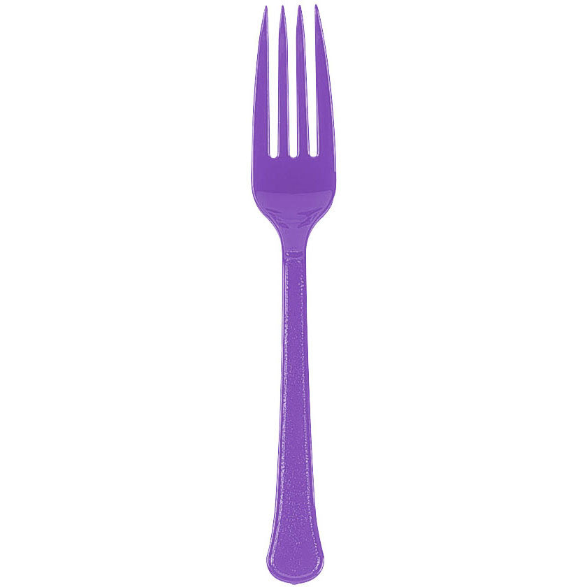 Purple Heavy Weight Premium Fork 20 ct