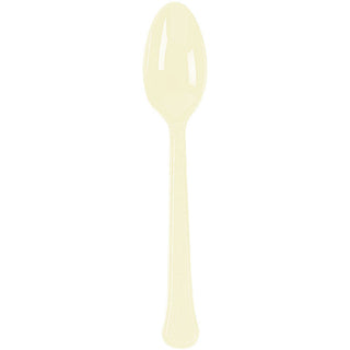 Vanilla Creme Heavy Weight Premium Spoon 20 ct