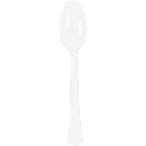 Clear Heavy Weight Plastic Spoons (20ct)