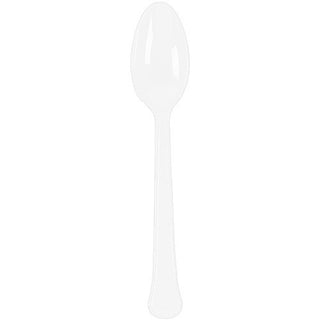 Clear Heavy Weight Premium Spoon 20 ct