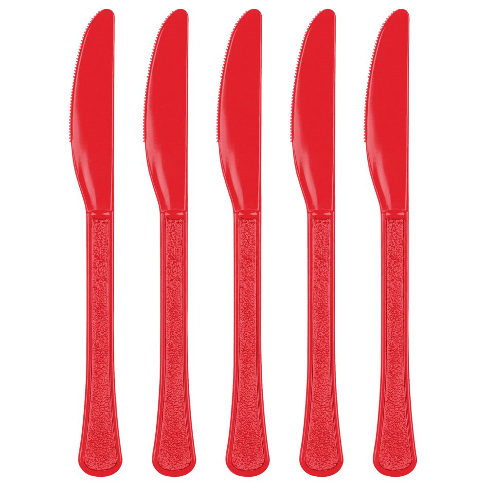 Apple Red Heavy Weight Knives (20ct)