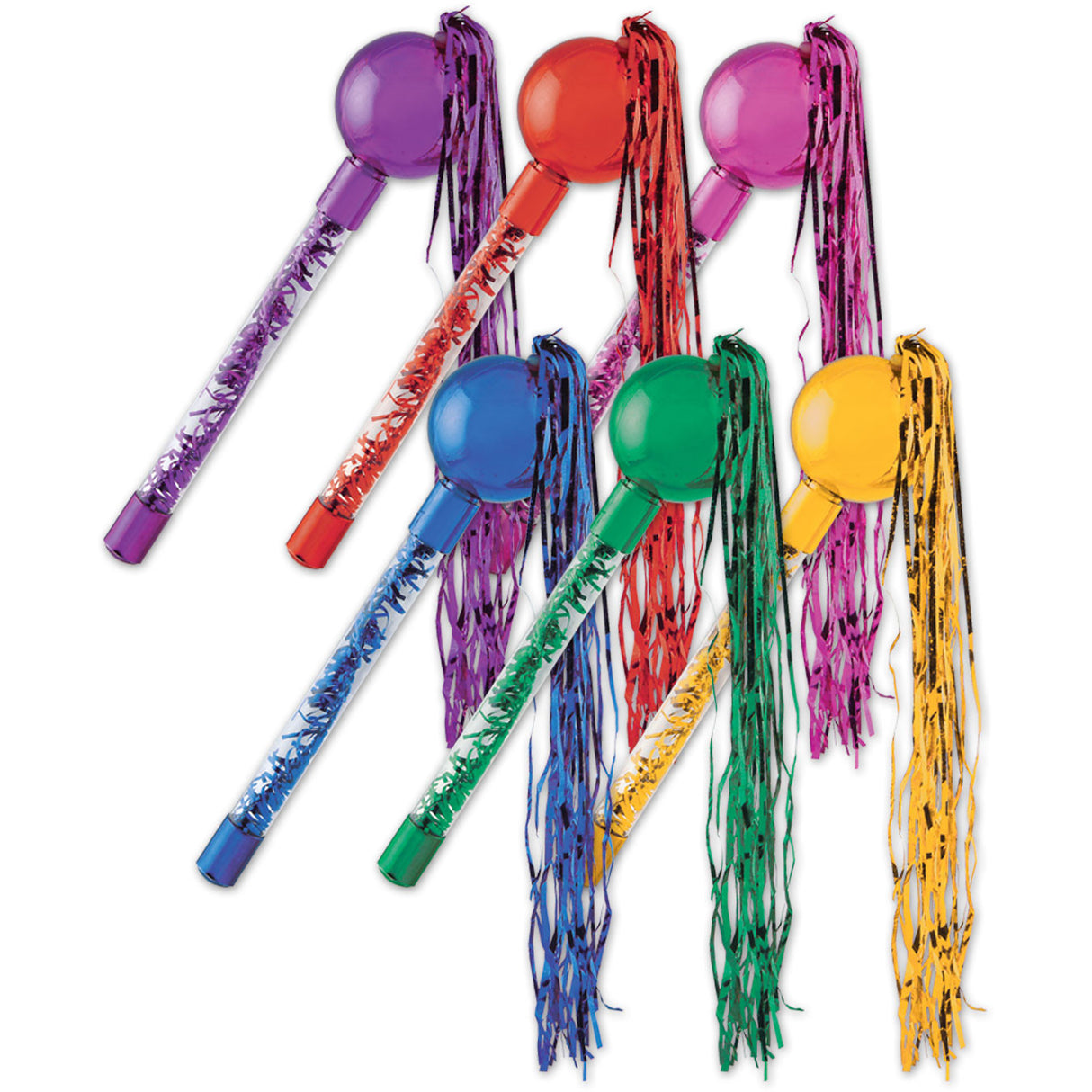 Metallic Tasseled Maracas