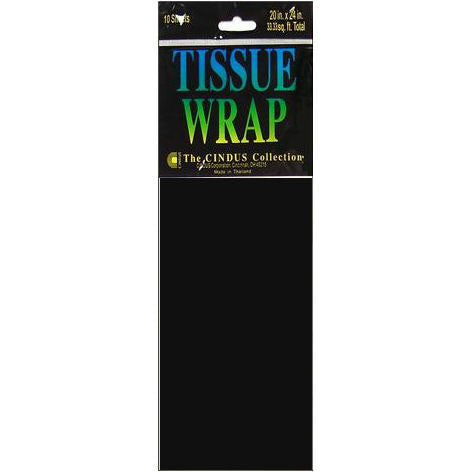 Tissue Wrap-Black  20"x 24"