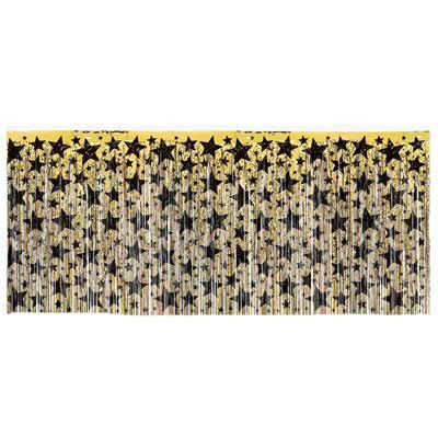 Table Skirting Gold/Black