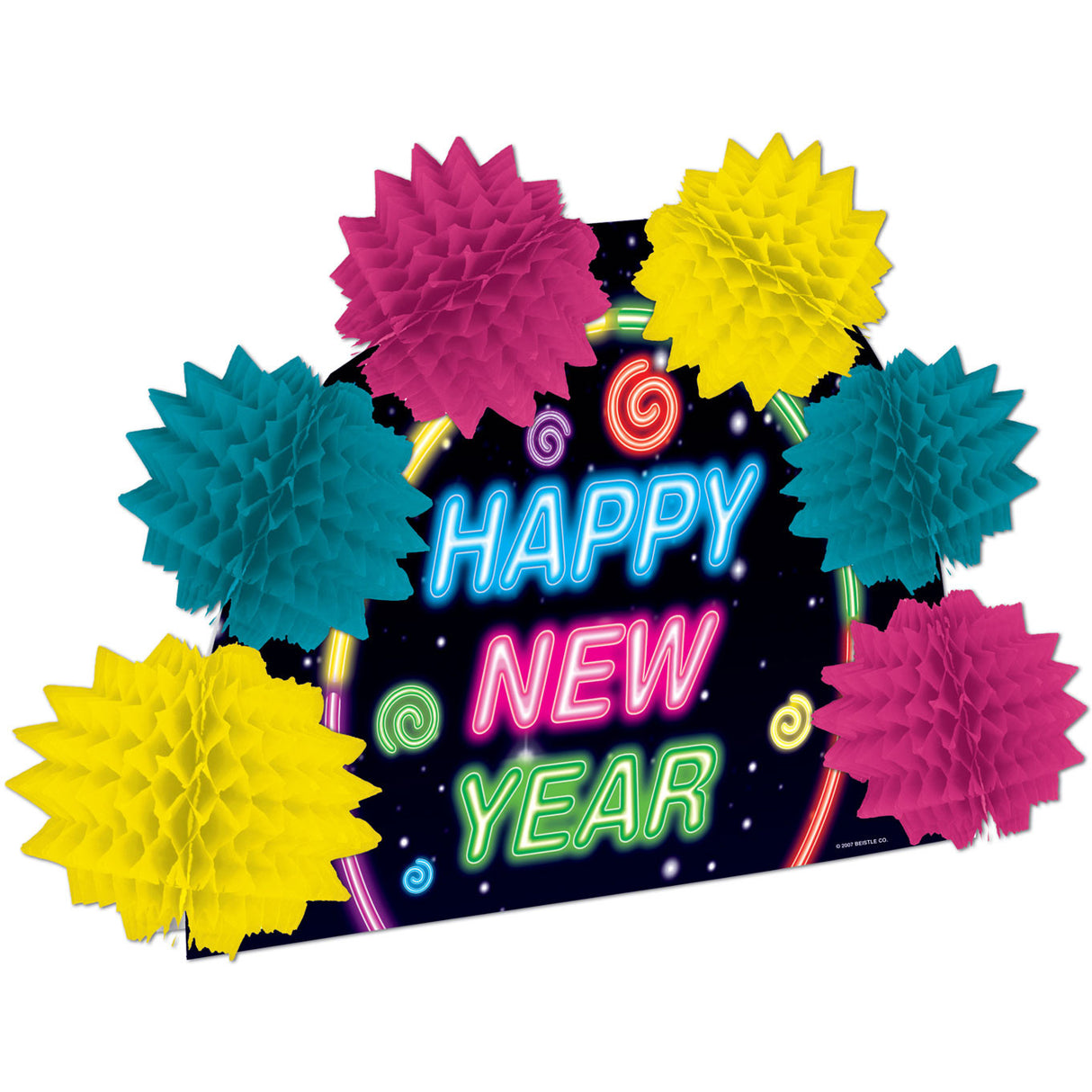 Happy New Year Pop-Over Centerpiece