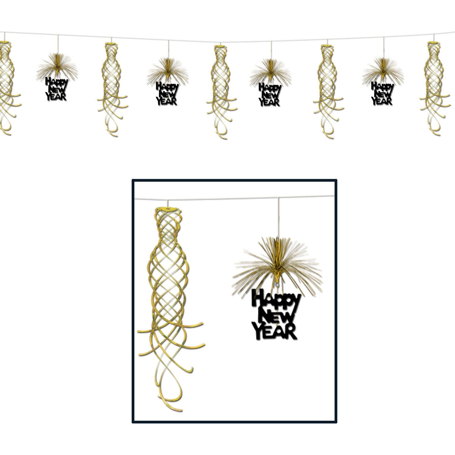 New Year Shimmer Garland