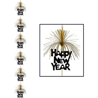 Gold and Black New Year Firework Stringer