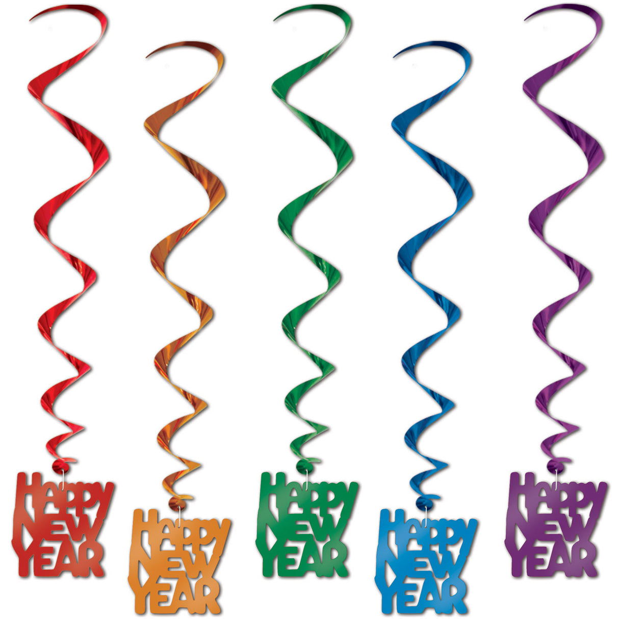 Happy New Year Whirls