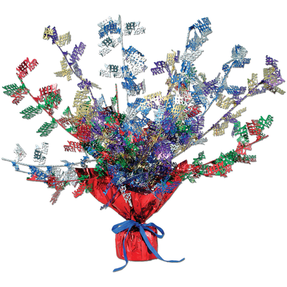Happy New Year Gleam N Burst Centerpiece