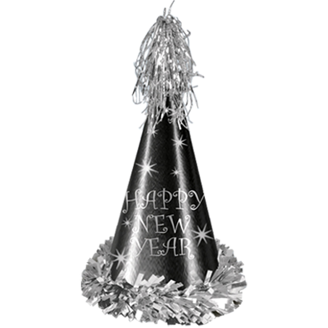Silver Reflections Party Hats (25ct)