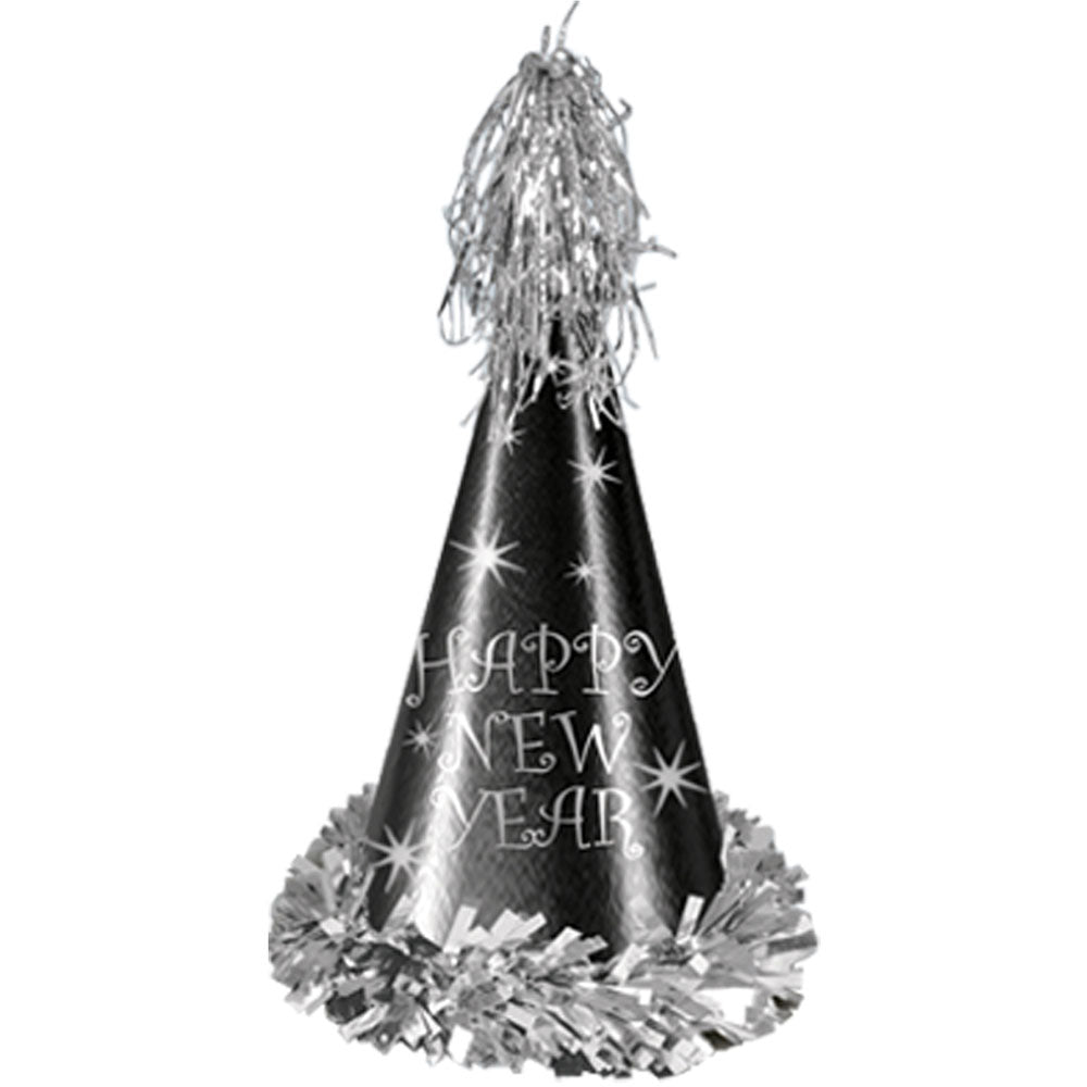 Silver Reflections Party Hats (25ct)