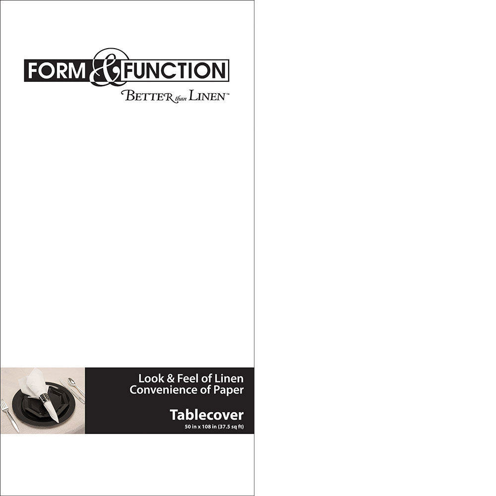 Form & Function White Tablecover