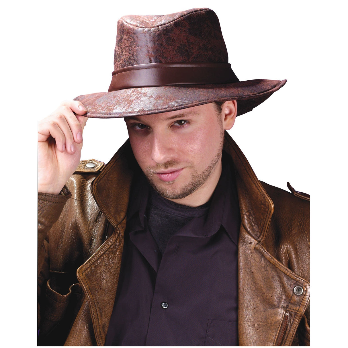 Fun World Brown Fedora Hat