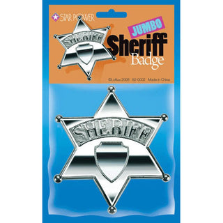 Jumbo Sheriff Badge (1 ct)