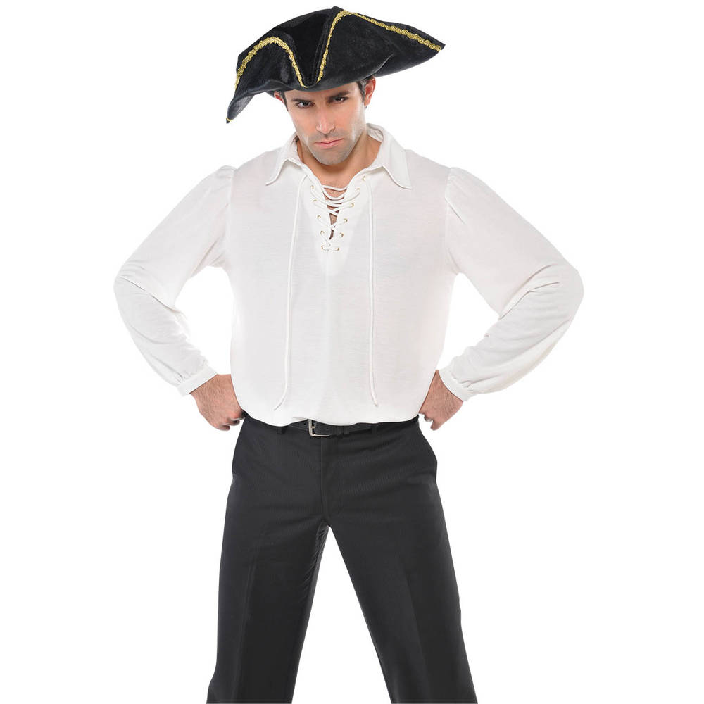 Ivory Pirate Shirt Mens Standard