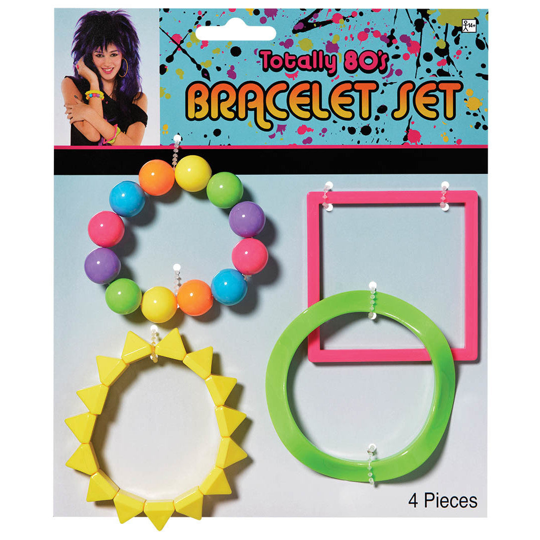 80's Bracelet Set (4pc)