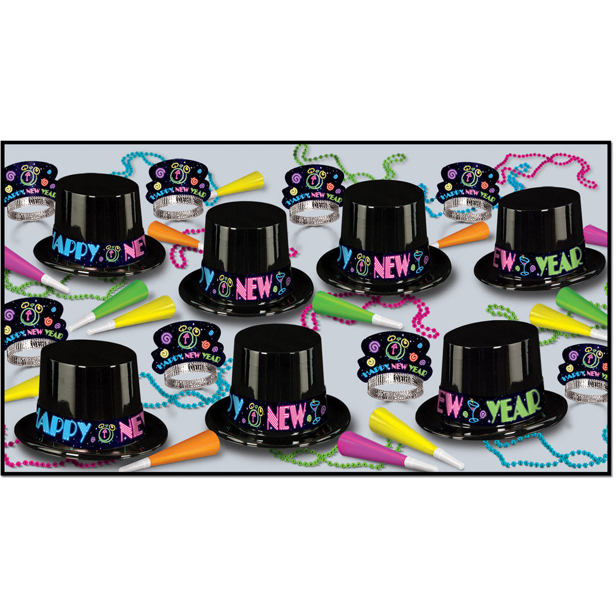 Neon Party Assortment for 25