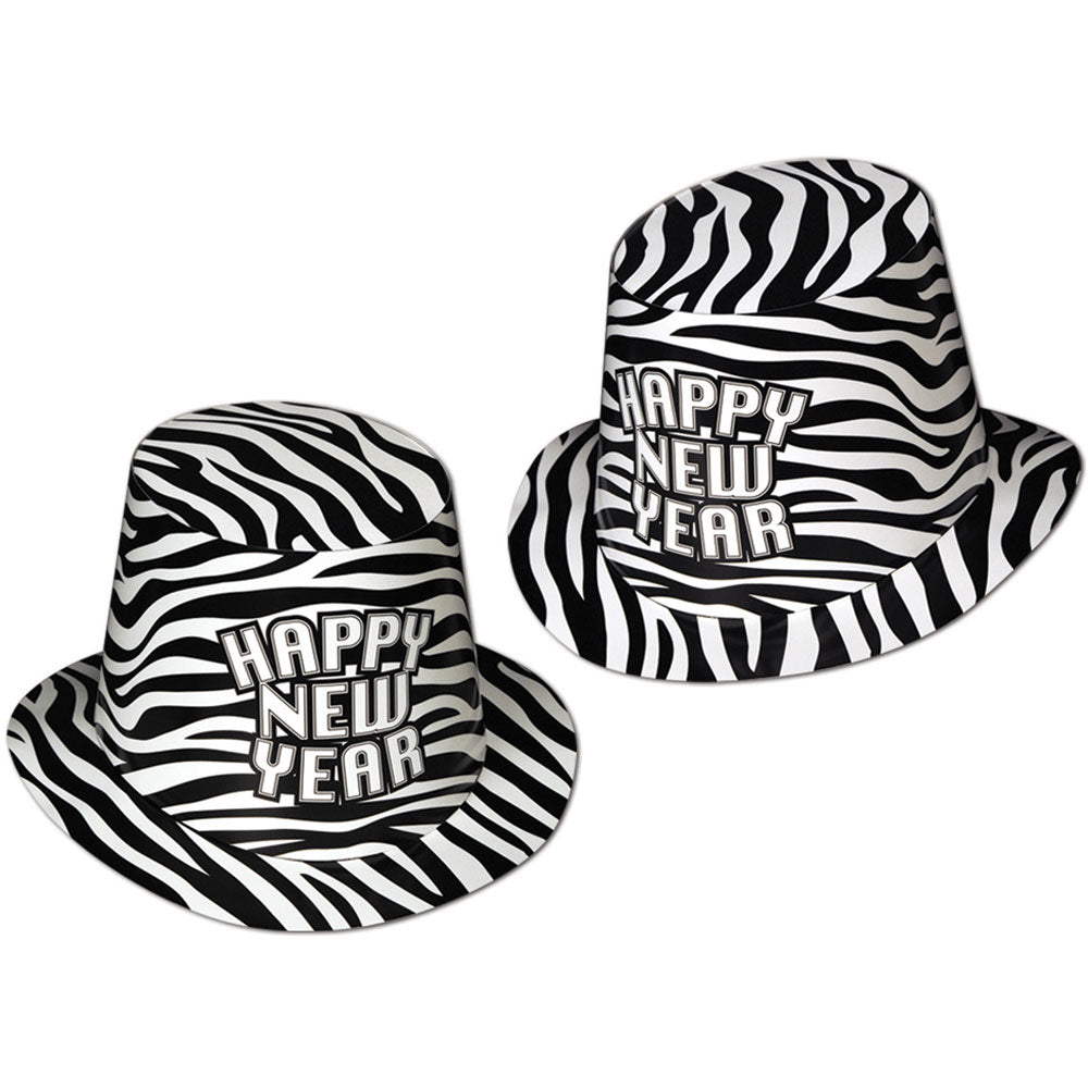 Zebra Print Hi-Hats (25ct)