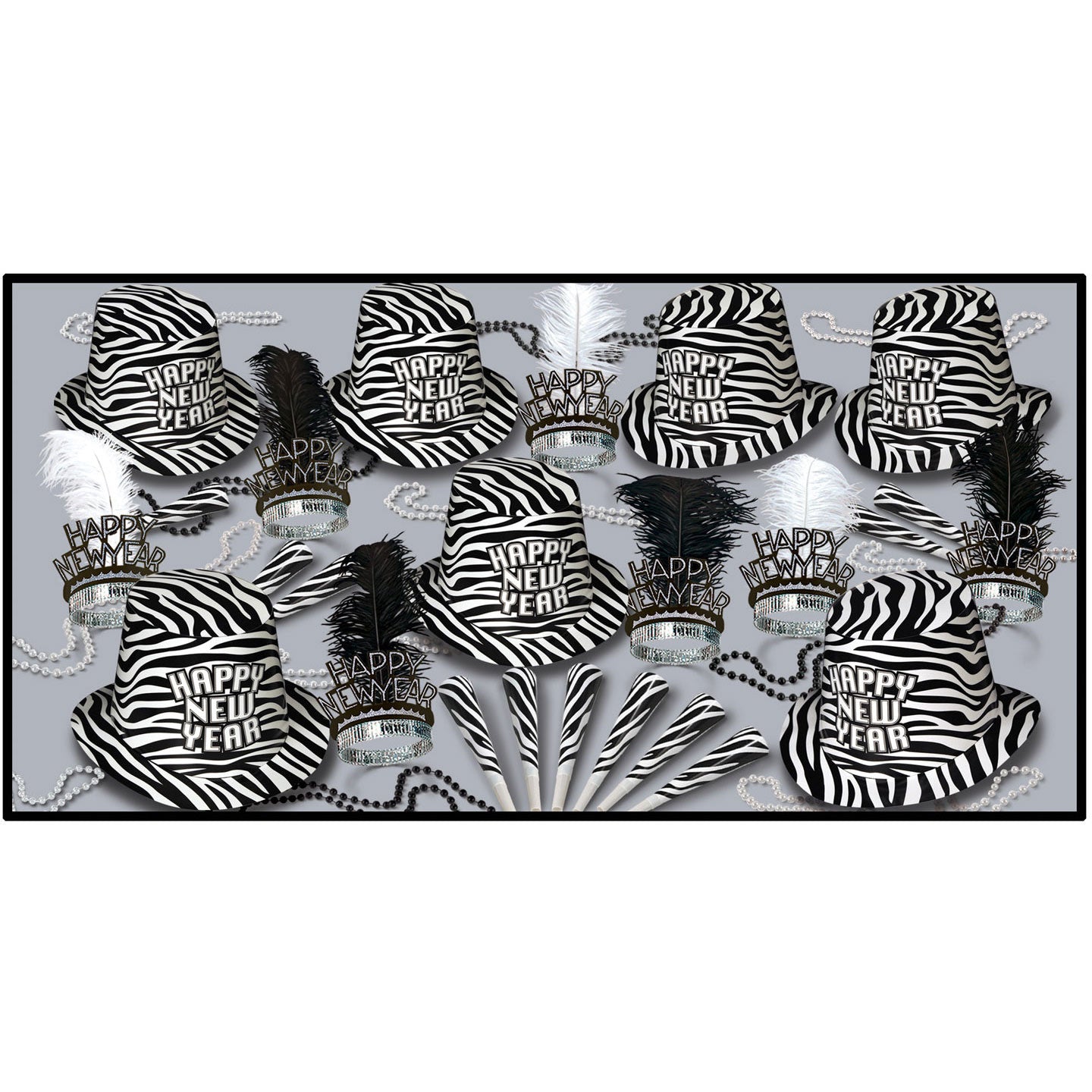Zebra Print Asst for 10