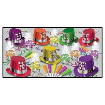 The Fluorescent New Years Eve Party Kit Assortment for 10