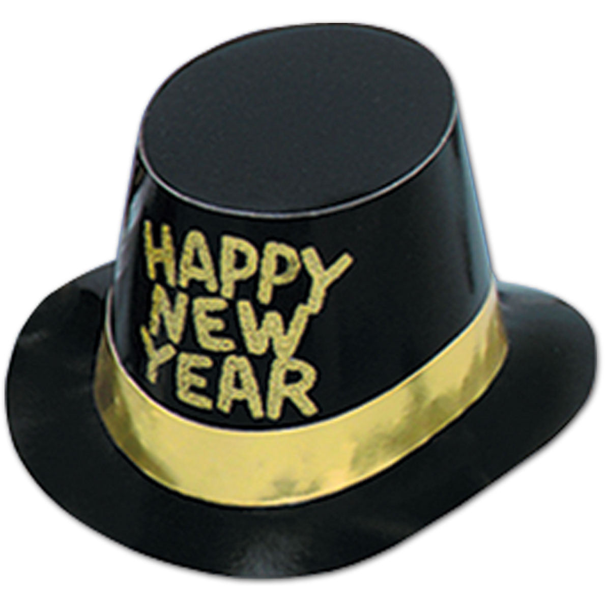 Black and Gold New Year Hi-Hat (25ct)