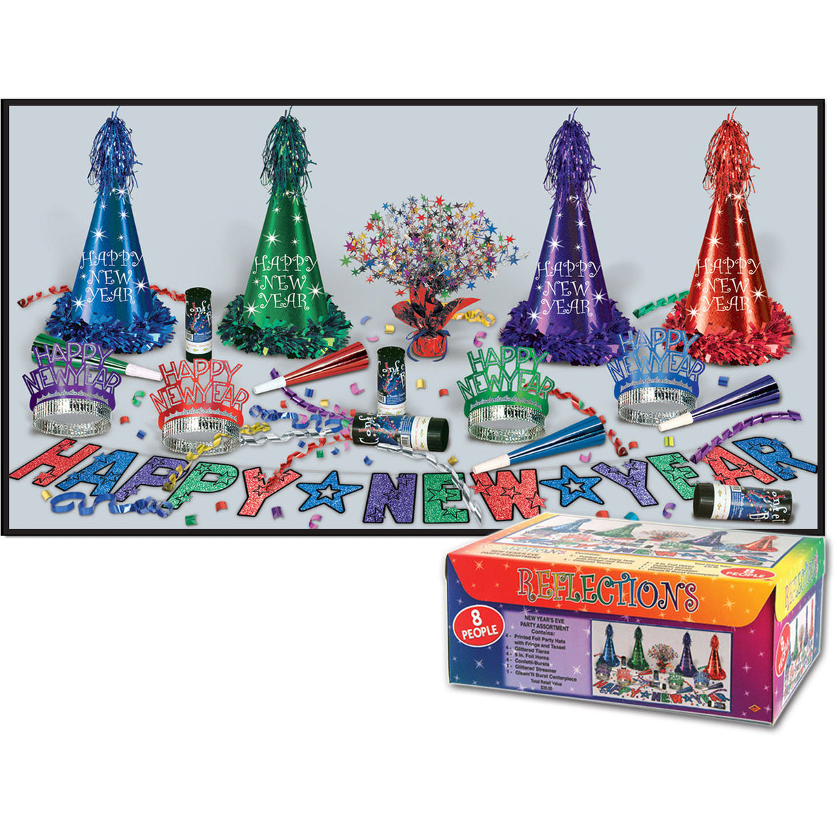 The Reflections Party Assortment for 8