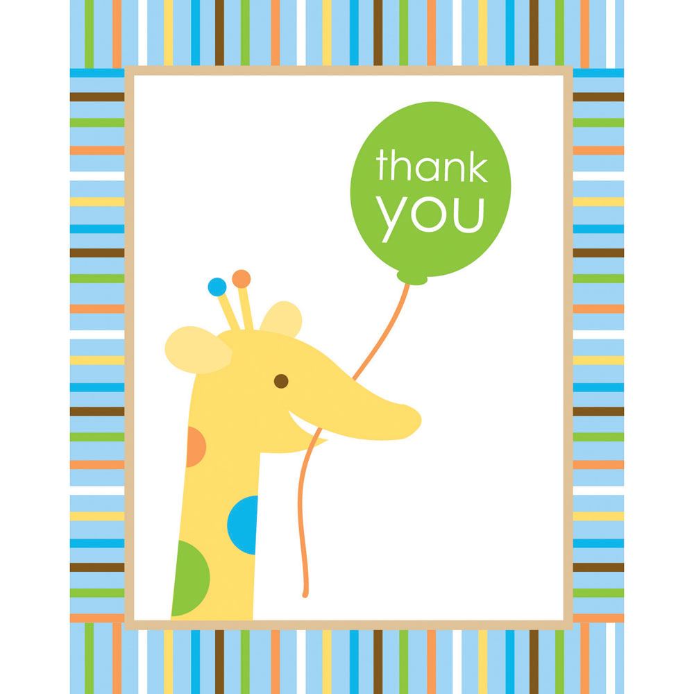 Sweet At One - Boy Thank You Notes
