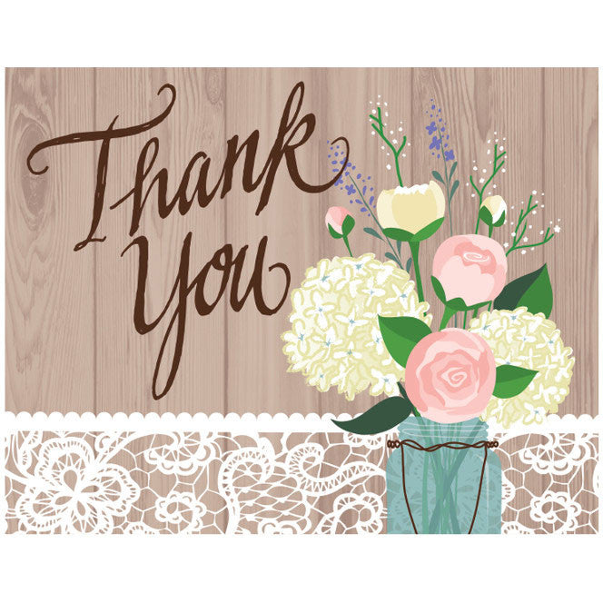 Rustic Wedding Thank You