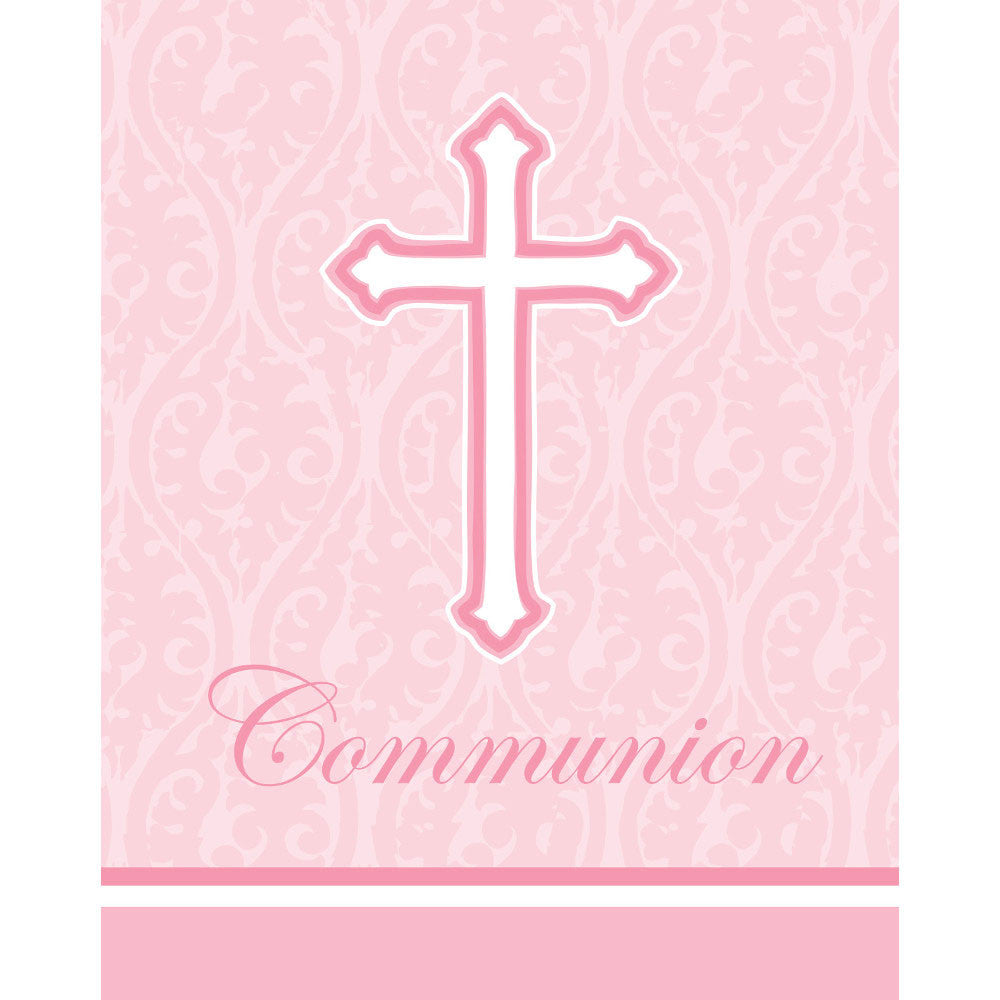 Faith Pink Invitation, Communion
