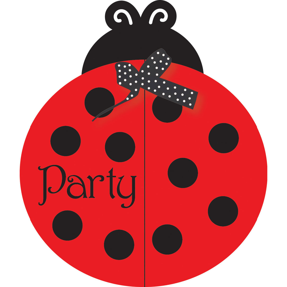 Ladybug Fancy Invitations