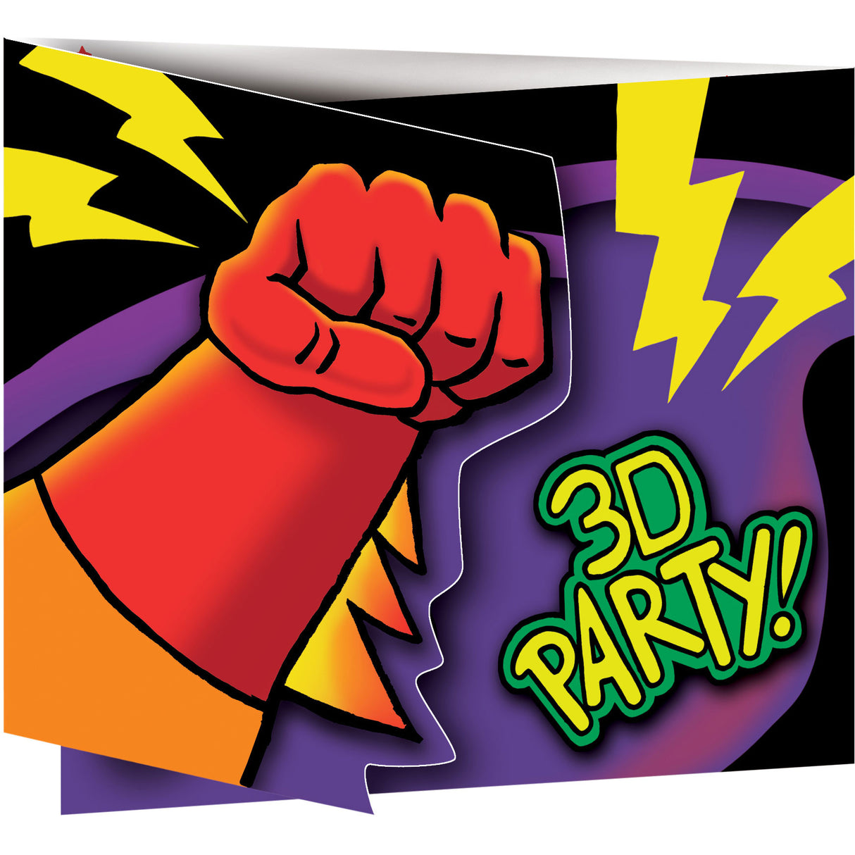 Superhero Fun!  Invites (8 per