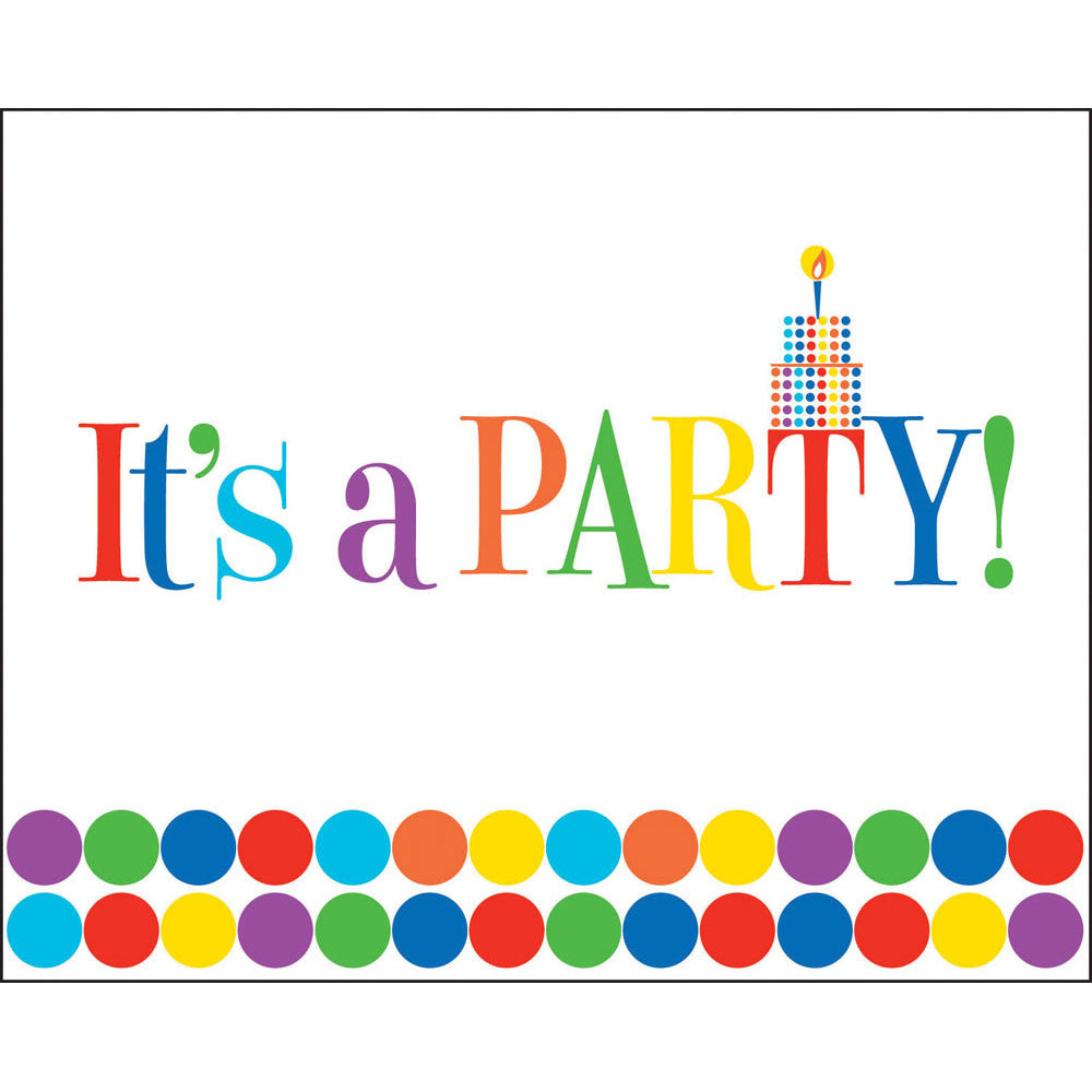 Let's Have A Party!  Invites (8ct)