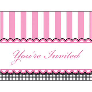 Sweet Baby Feet - Pink Invitations