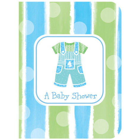 Boy Clothes Invitations