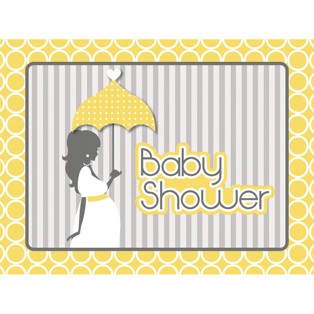 Mod Baby Shower Invitations (8ct)