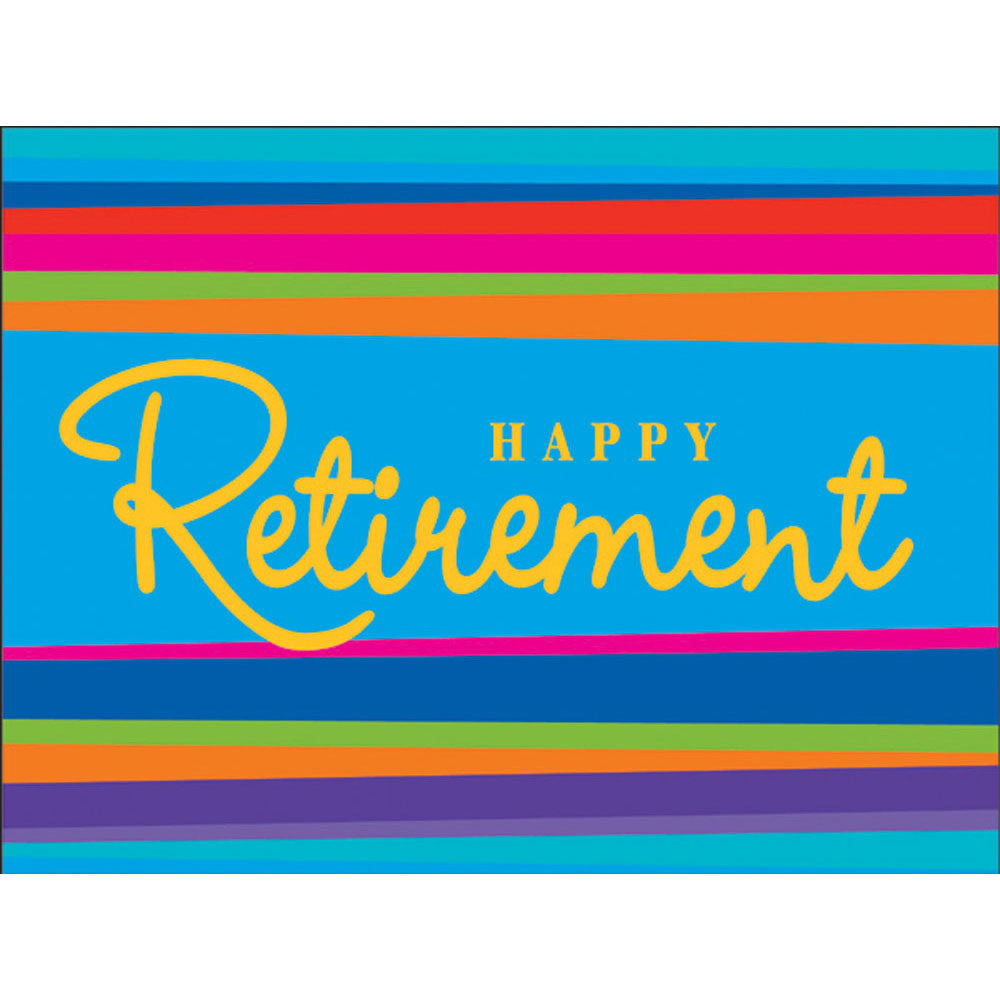 Retirement Stripes  Invites (8