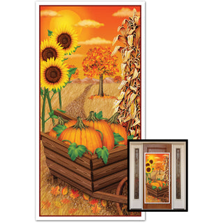 Pumpkin Patch Door Cover