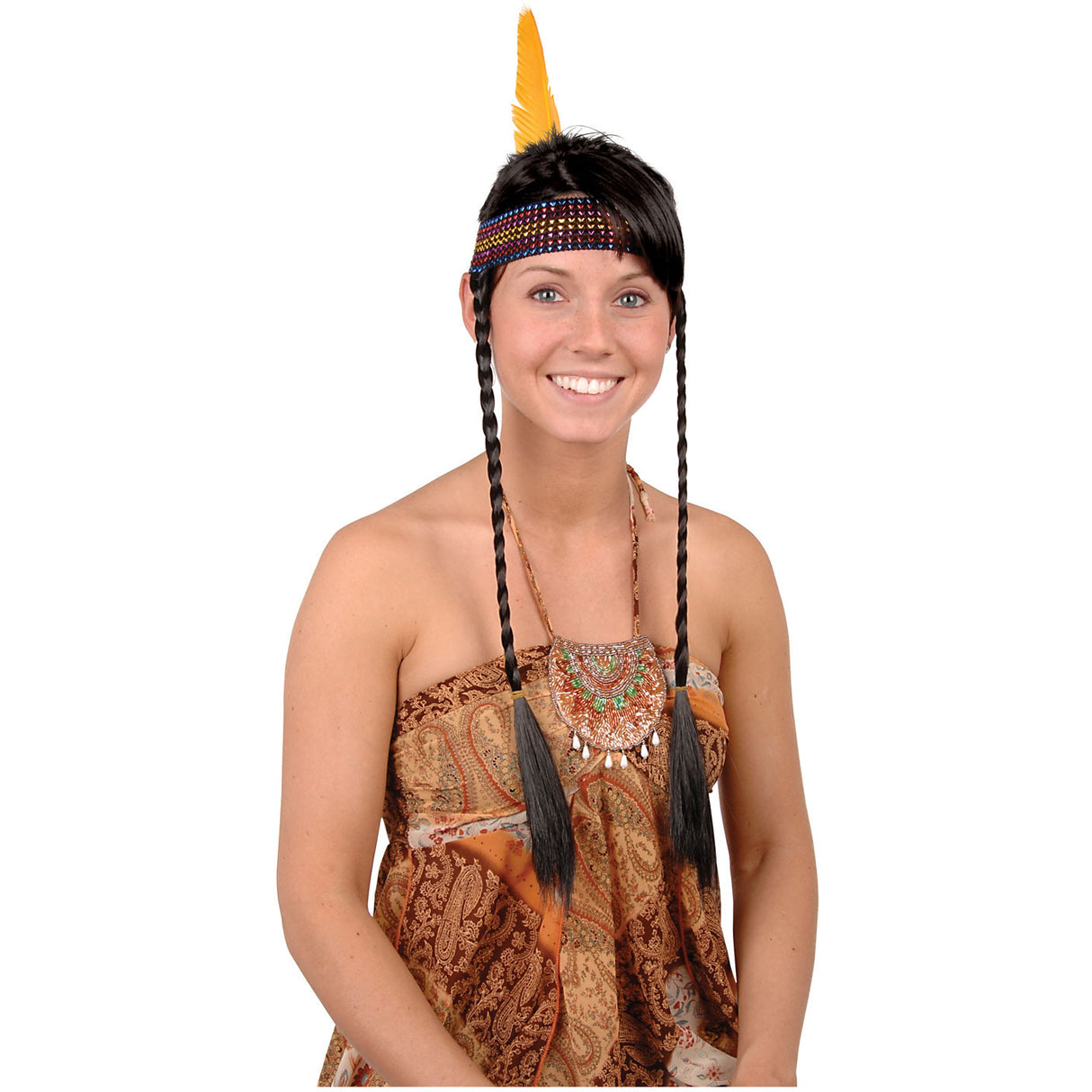 Indian Headband with Feather