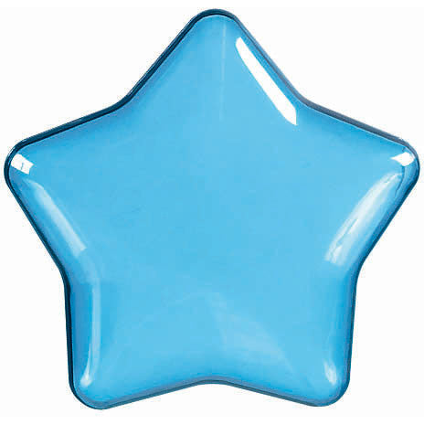 3.5" Blue Star Shaped Container