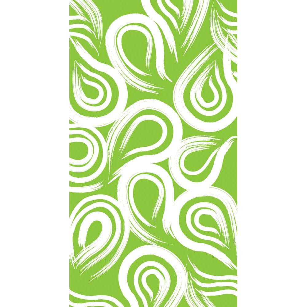 Fresh Lime Swirl Guest Towel Napkins (16ct)