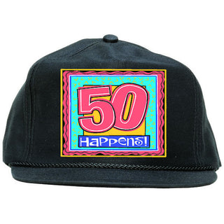 50 Happens Deluxe Hat (1 ct)