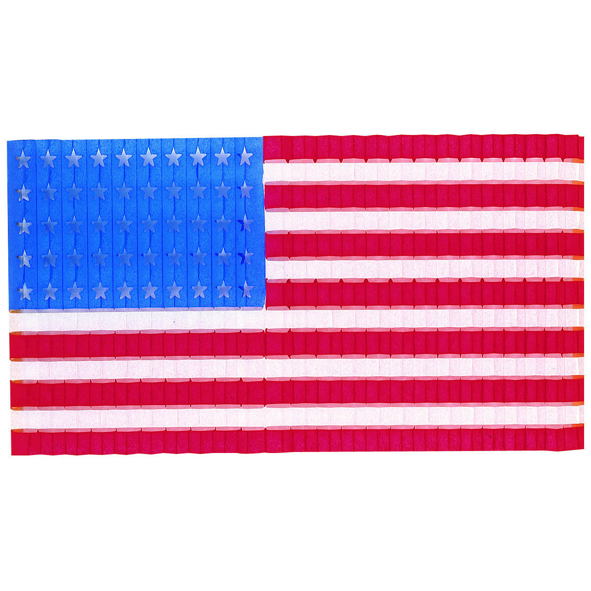 Stars'n Stripes Flag Drop Tissue Decoration