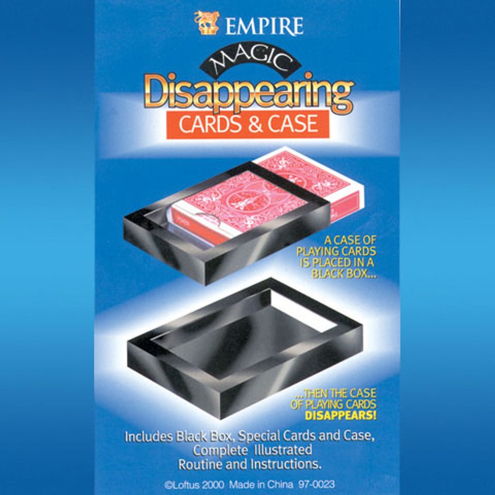 Disappearing Cards & Case