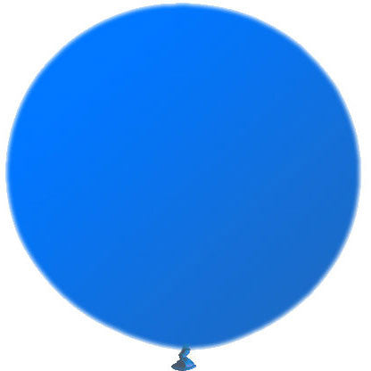 72" Blue Latex Balloon