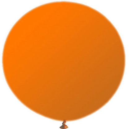 72" Orange Latex Balloon