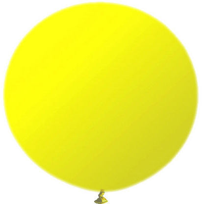 72" Yellow Latex Balloon