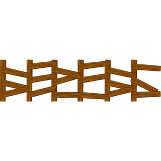 Wested Jointed Fencepost Cutout