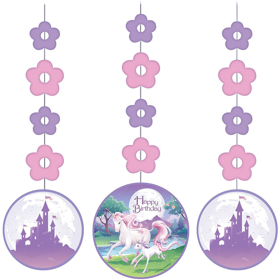 Unicorn Fantasy Hanging Cutouts
